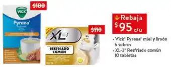 Vick Pyrena miel y limón 5 sobres