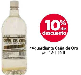 Zorro Aguardiente Caña de Oro pet 12-1.15 lt oferta