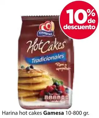Harina hot cakes Gamesa 10-800 gr