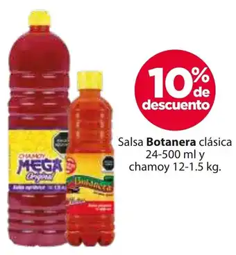 Zorro Salsa Botanera clásica 24-500 ml y chamoy 12-1.5 kg oferta