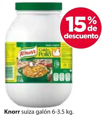 Zorro Knorr suiza galón 6-3.5 kg oferta