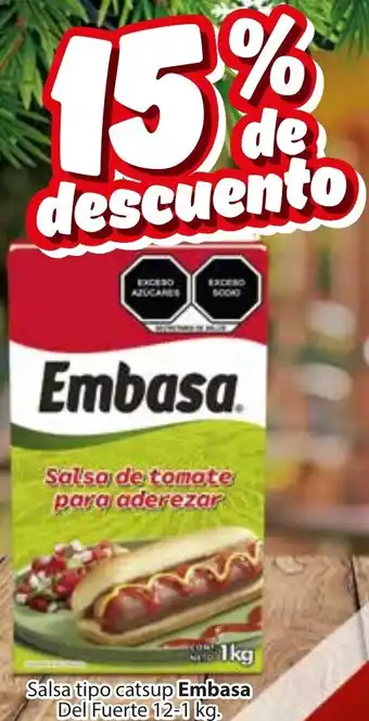 Zorro Salsa tipo catsup Embasa Del Fuerte 12-1 kg oferta
