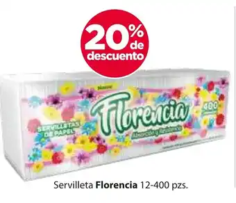 Zorro Servilleta Florencia 12-400 pzs oferta