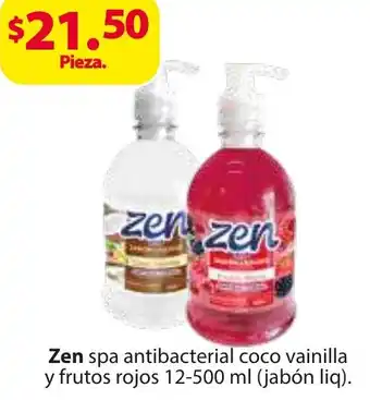 Zorro Zen spa antibacterial coco vainilla y frutos rojos 12-500 ml oferta