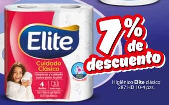 Zorro Higiénico Elite clásico 287 HD 10-4 pzs oferta