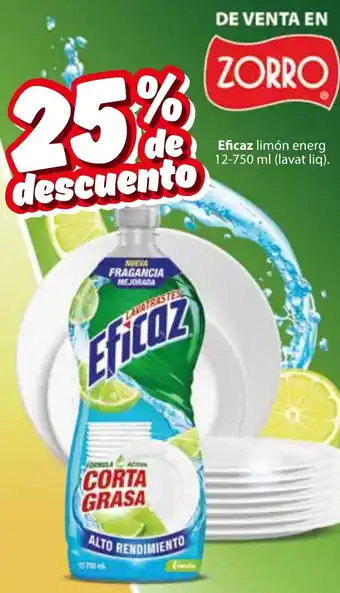 Eficaz limón energ 12-750 ml