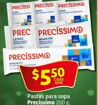 Soriana Mercado Pastas para sopa Precíssimo 200g oferta