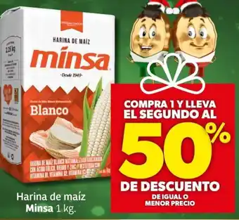 Soriana Mercado Harina de maíz Minsa 1kg oferta