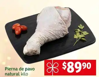 Soriana Mercado Pierna de pavo natural oferta