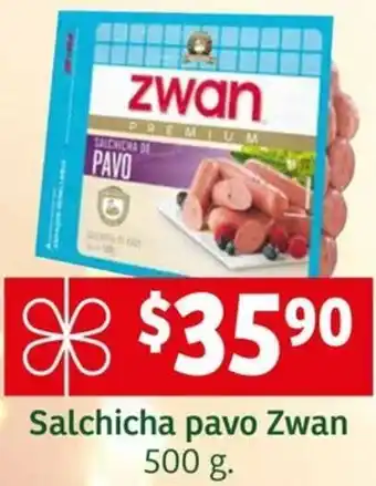 Soriana Mercado Salchicha hot dog pavo Zwan 500g oferta