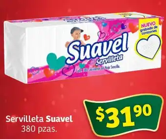 Soriana Mercado Servilleta Suavel 380 pzas oferta
