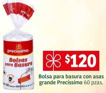 Soriana Mercado Bolsa para basura con asas grande Precíssimo 60 pzas oferta