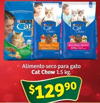 Soriana Mercado Alimento seco para gato Cat Chow 1.5kg oferta