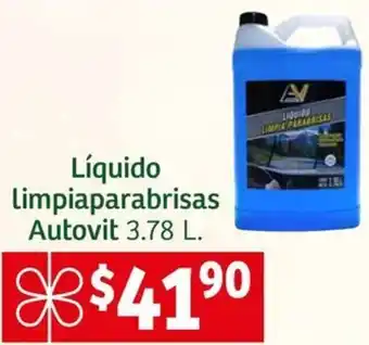 Soriana Mercado Líquido Limpiaparabrisas Autovit 3.78L oferta