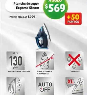 Soriana Mercado Plancha de vapor Express Steam oferta