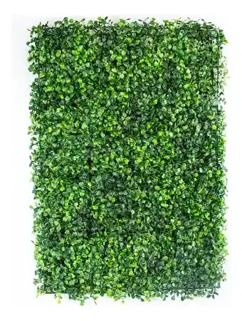 40 pzas muro verde follaje artificial sintentico 60x40 cm