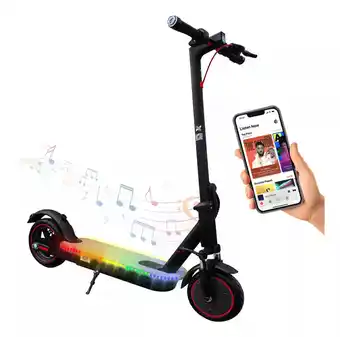 Mercado Libre Scooter patin electrico plegable bluetooth bocina led oferta