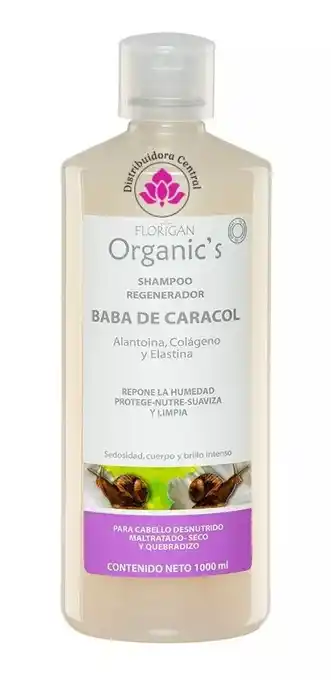 Mercado Libre Shampoo regenerador baba de caracol y colageno 1lt. florigan oferta