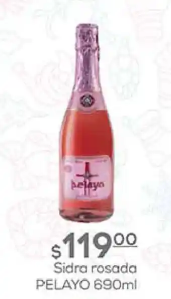 Sidra rosada PELAYO 690ml