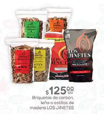 Fresko Briquetas de carbón. leña o astillas de madera LOS JINETES oferta
