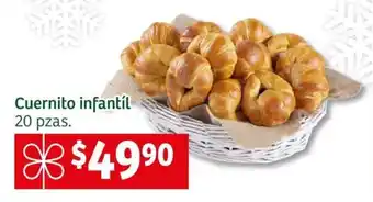 Soriana Express Cuernito infantíl 20 pzas. oferta
