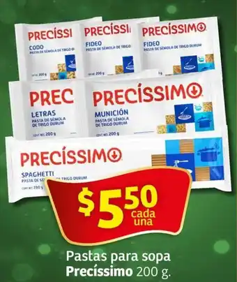 Soriana Express Pastas para sopa Precíssimo 200 g. oferta
