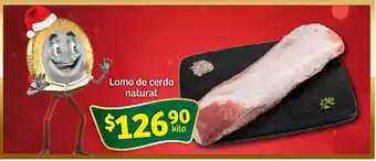 Soriana Express Lomo de cerdo natural, kilo oferta
