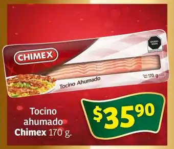 Soriana Express Tocino ahumado Chimex 170 g. oferta