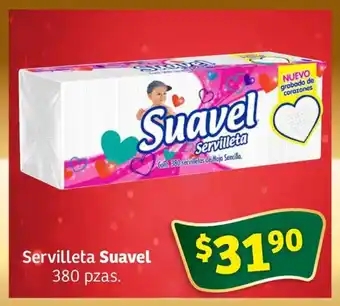 Servilleta Suavel 380 pzas.