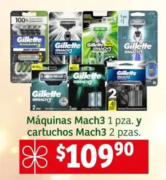 Máquinas Mach3 1 pza. y cartuchos Mach3 2 pzas.