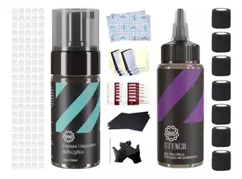 Mercado Libre Kit para tatuar insumos para tatuajes gel stencil portacaps oferta