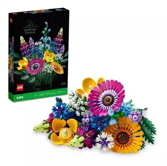 Mercado Libre Kit lego icons ramo de flores silvestres 10313 939 piezas oferta