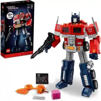 Mercado Libre Kit de construcción lego icons optimus prime 10302 1508 pzas oferta