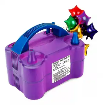 Mercado Libre Bomba para inflar globos electrica doble inflador/fiestas oferta