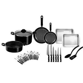 Batería de cocina ekco classic 33316 31 piezas antiadherente