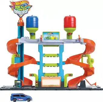 Mercado Libre Hot wheels city set de juego autolavado mega torre para niños de 4 años en adelante oferta