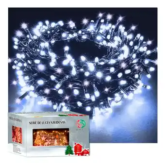 Mercado Libre Luces navideñas serie navideña 500leds 8m brilloso foco v3 color de las luces blanco frío oferta