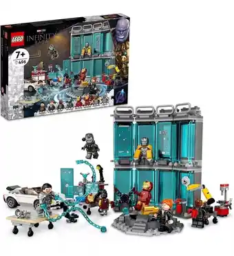 Mercado Libre Kit de construcción lego marvel armería de iron man 76216 496 piezas 3+ oferta