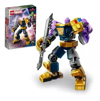 Mercado Libre Kit lego marvel armadura robótica de thanos 76242 113 piezas oferta