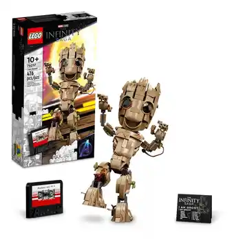 Mercado Libre Kit de construcción lego marvel yo soy groot 76217 476 pzas oferta