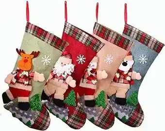Mercado Libre 4pz bota navideña colgante decoración navidad botas oferta