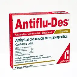 Farmacias YZA Antiflu-des 24 caps oferta