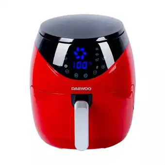 Mercado Libre Freidora de aire daewoo digital deposito 4.6l y 12 programas color rojo oferta
