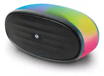 Mercado Libre Misik - bocina bluetooth flame portatil - tws - aux, sd y fm color negro oferta