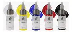 Mercado Libre Kit de tinta para tatuaje 5 colores vibrantes ouo 5 pzs 15ml oferta