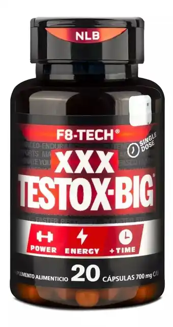 Mercado Libre Testox-big xxx cápsulas vigorizante 20 cáps blinlab 700mg sabor sin sabor oferta