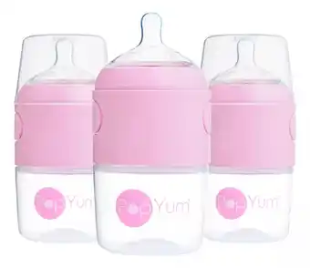 Mercado Libre Popyum biberón anticólico para mezclar fórmula 5oz/150ml 3pz rosa oferta