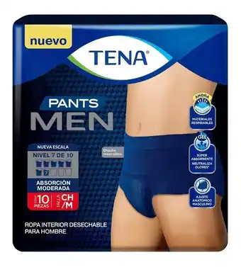 Mercado Libre Pañales para adultos tena pants men talla ch/m 10 piezas oferta