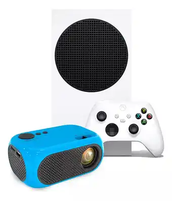 Mercado Libre Microsoft xbox series s 512gb más proyector azul color blanco oferta