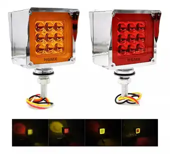 Mercado Libre Par plafon led direccional cuadrada gel bisel cromo estrobo oferta